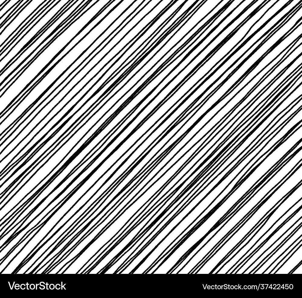 Hand drawn abstract pattern with lines Vector Image