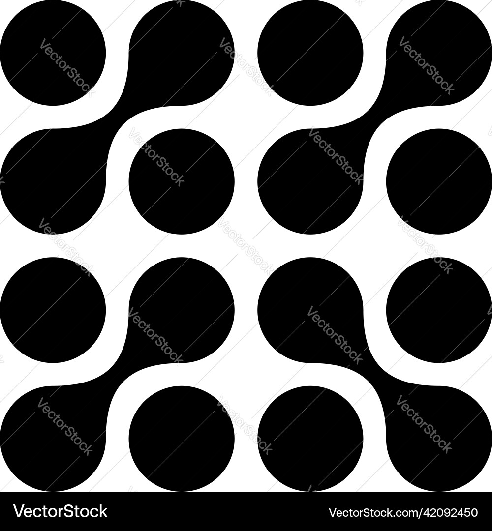 Metaball connected dots circles pattern texture Metaball connected dots circles pattern texture vector image
