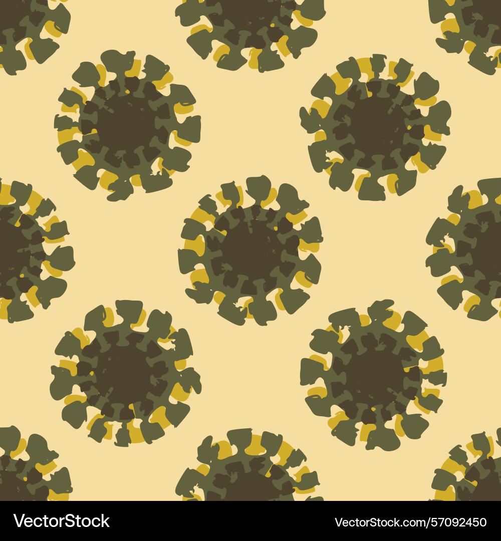 Polka dot blockprint seamless pattern Polka dot blockprint seamless pattern vector image