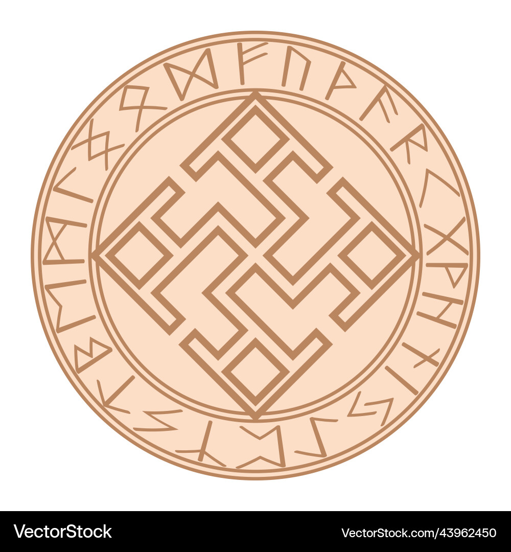 Spiritual strength an ancient slavic symbol Spiritual strength an ancient slavic symbol vector image