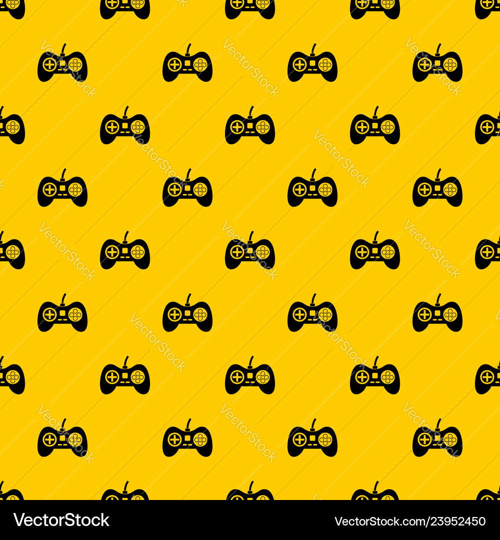 Video game console controller pattern Vector Image