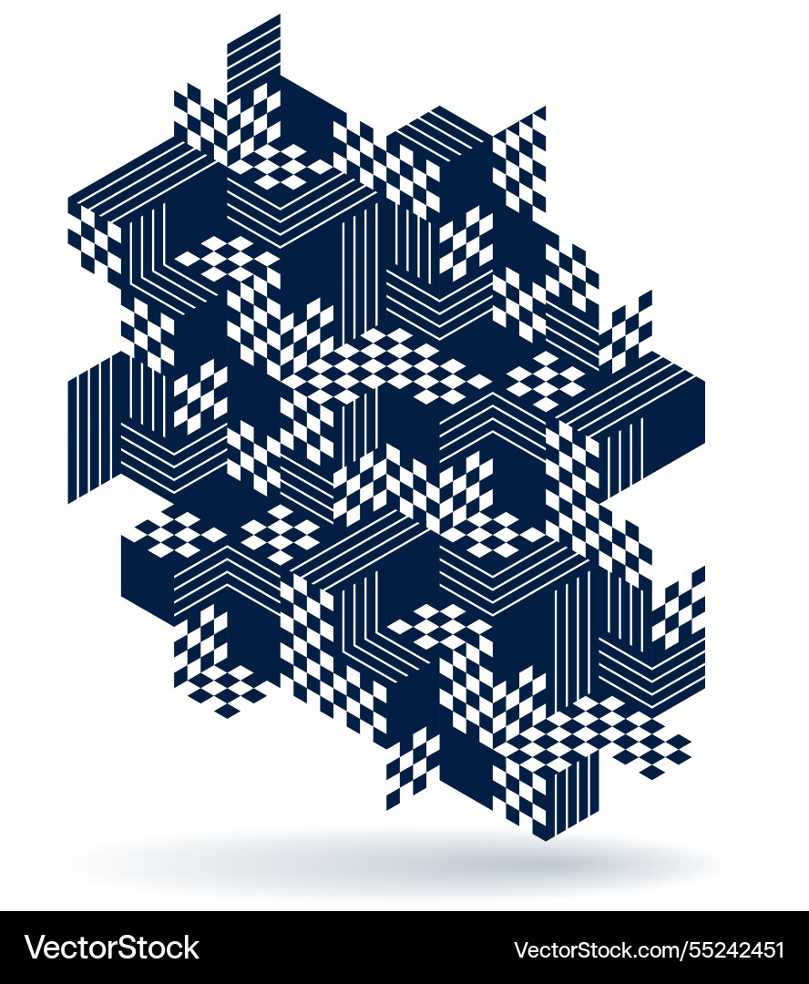Abstract geometric background created with 3d Abstract geometric background created with 3d vector image