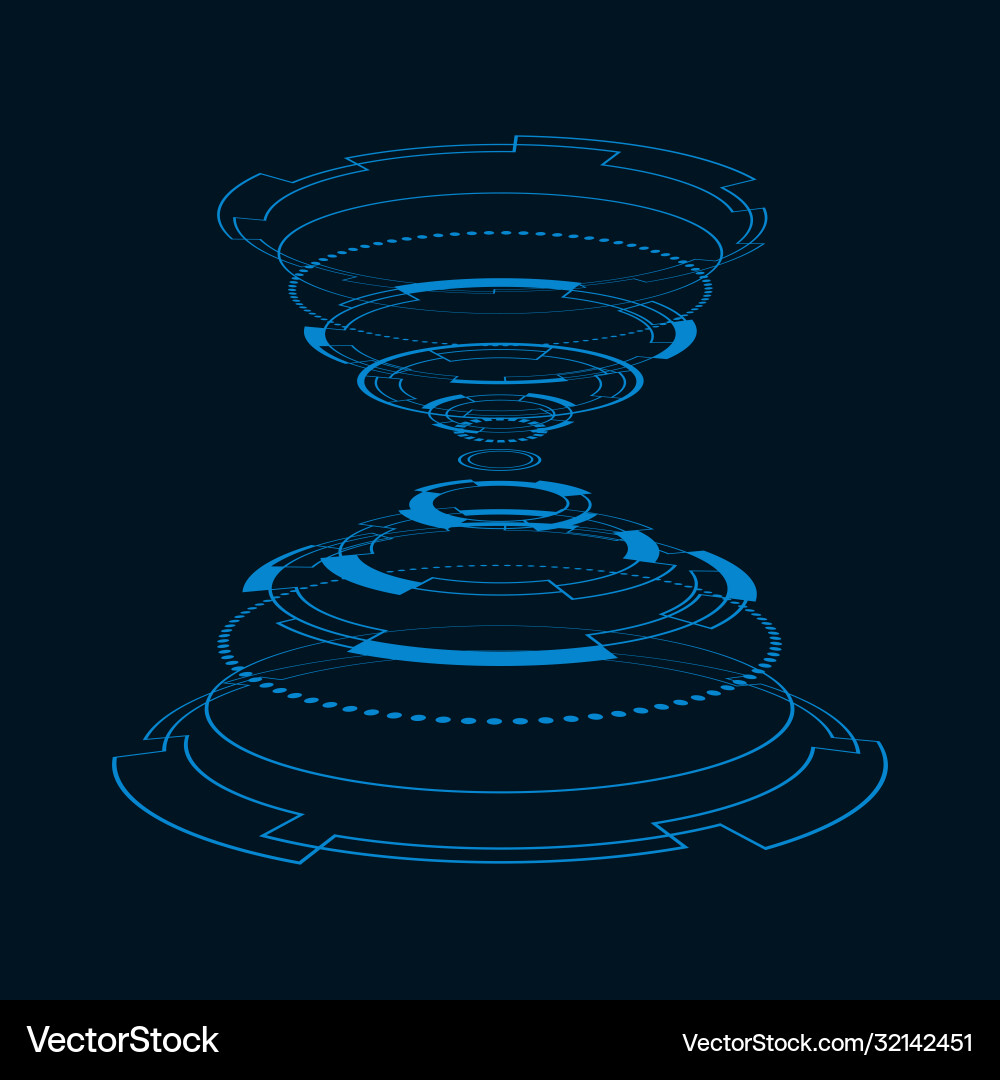 Futuristic user interface Futuristic user interface Vector Image