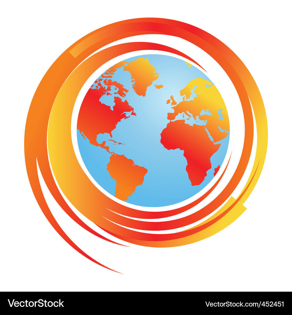 Global Circle vector image