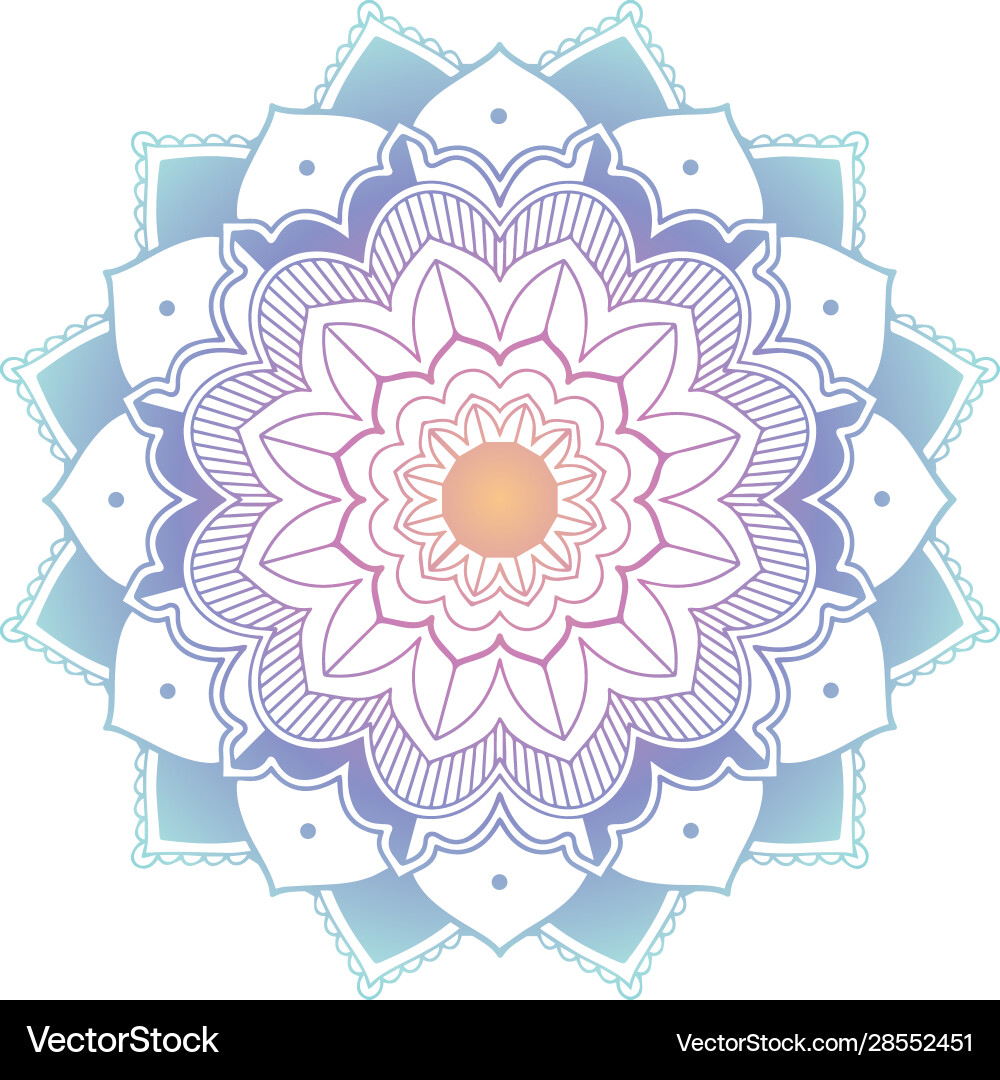 Mandala patterns on isolated background Vector Image