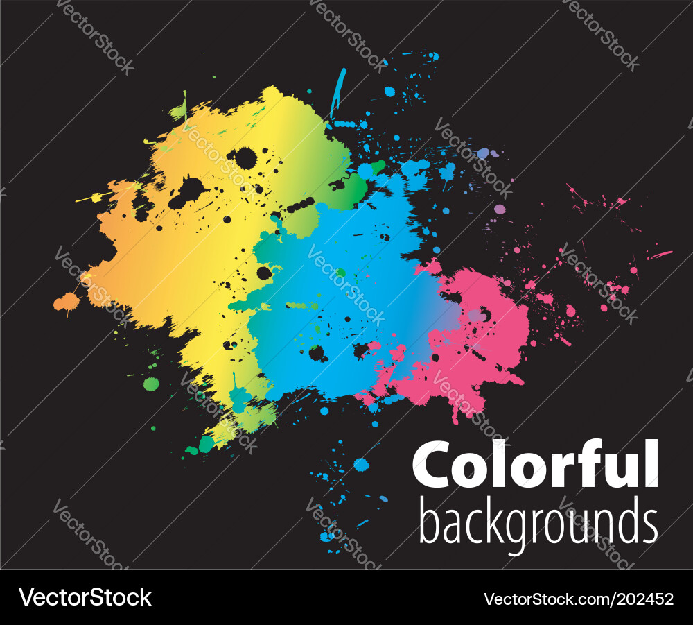 Abstract colorful background vector image