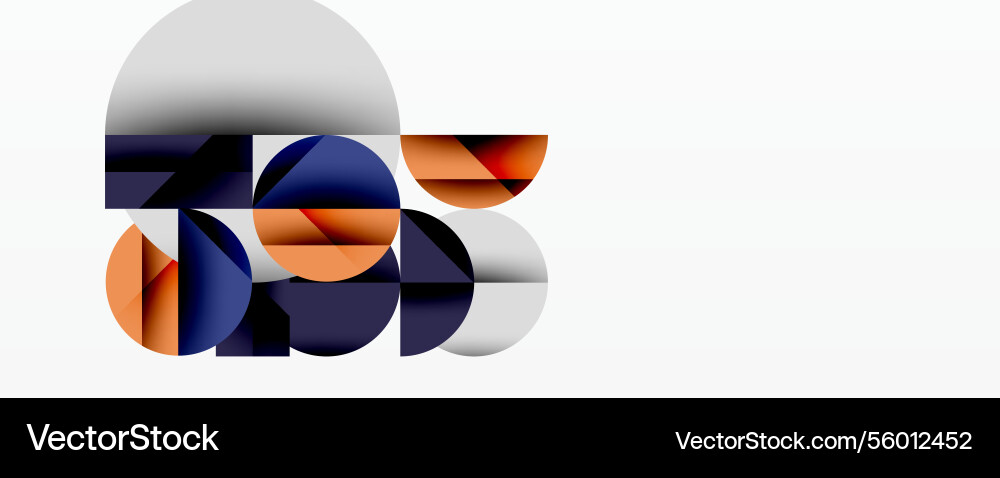 Abstract geometric design with intersecting Abstract geometric design with intersecting Vector Image