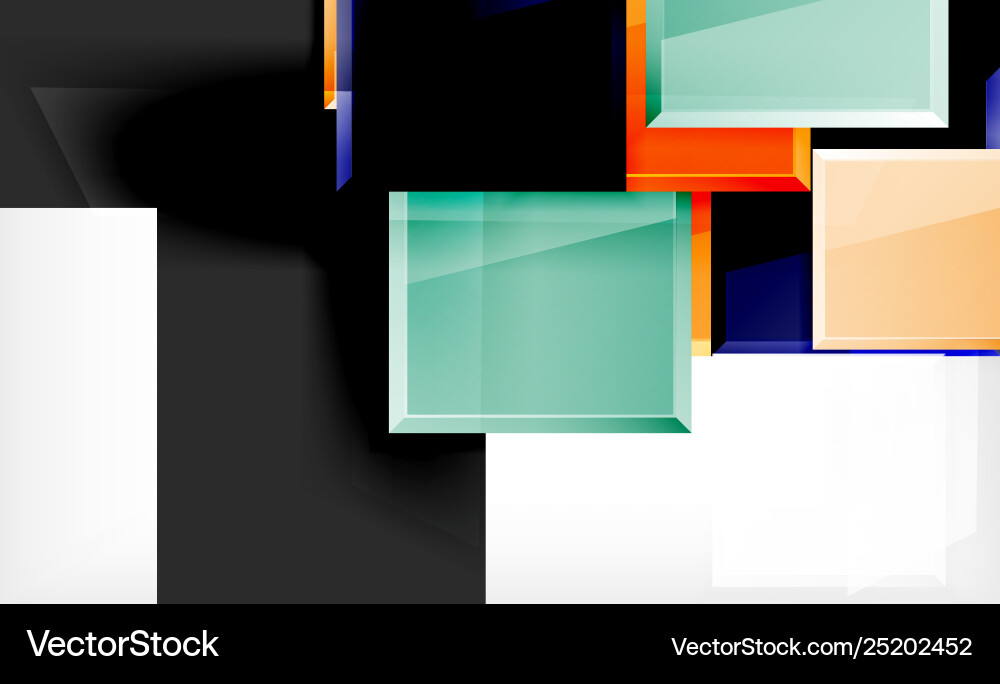 Colorful square and rectangle blocks background Colorful square and rectangle blocks background Vector Image