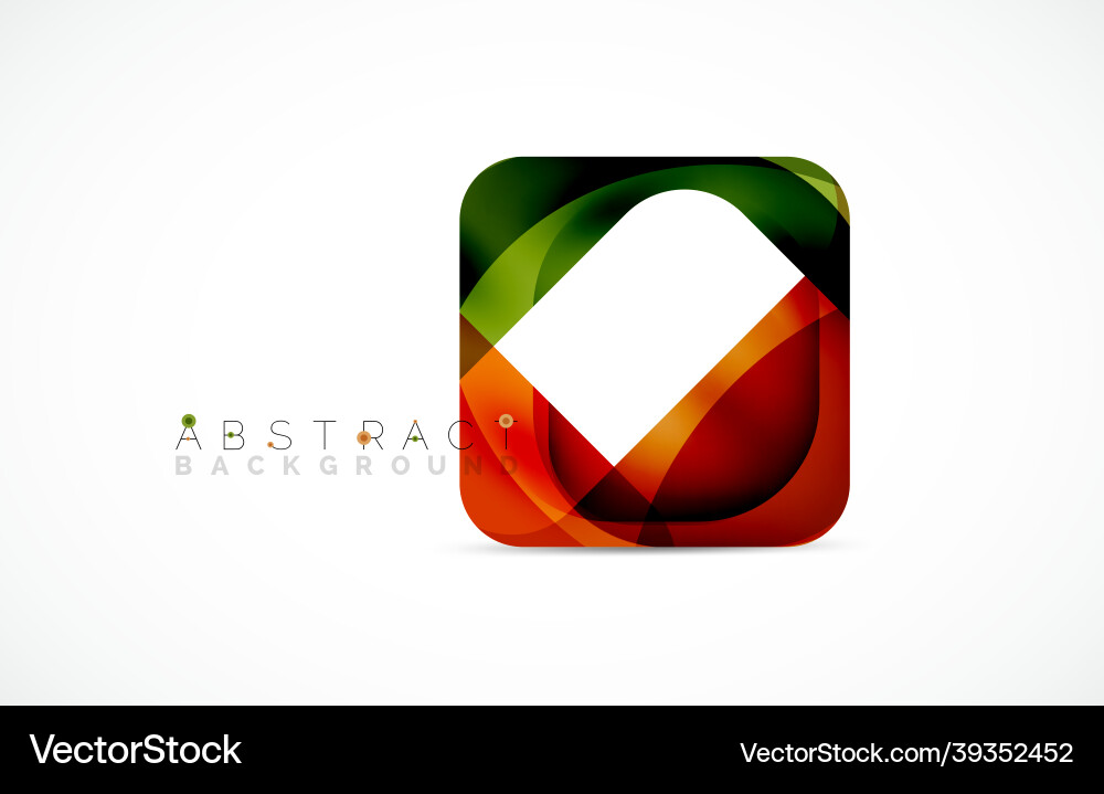 Minimal background abstract square shape Minimal background abstract square shape vector image