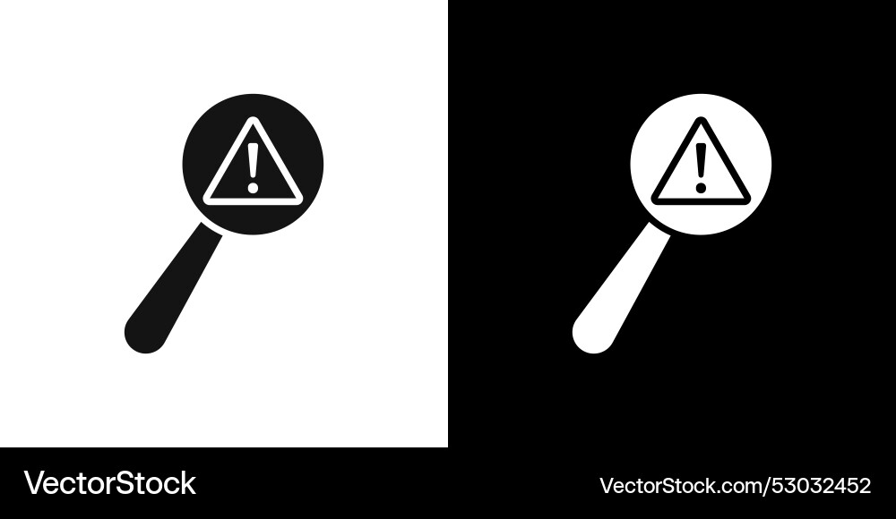 Problem identification icon logo set vector image