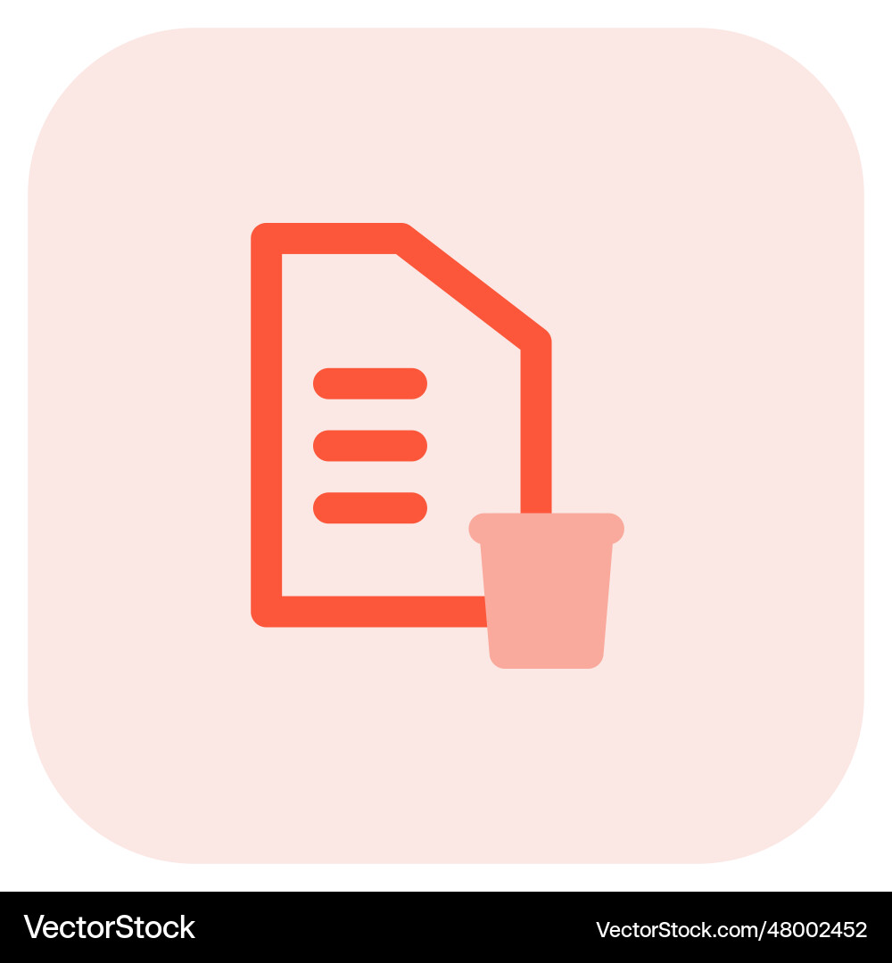 Storage extended by deleting extra files vector image
