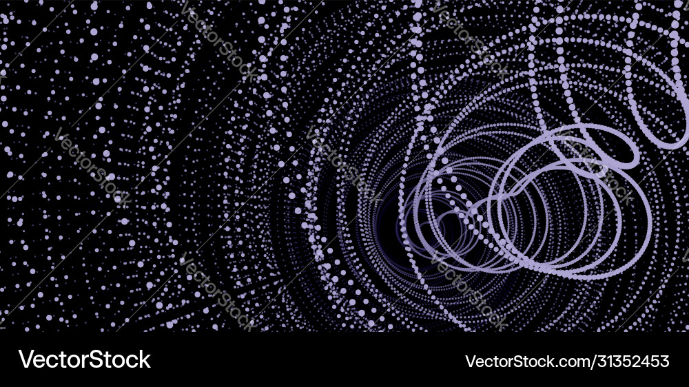 Abstract circular background with dynamic dots Abstract circular background with dynamic dots vector image