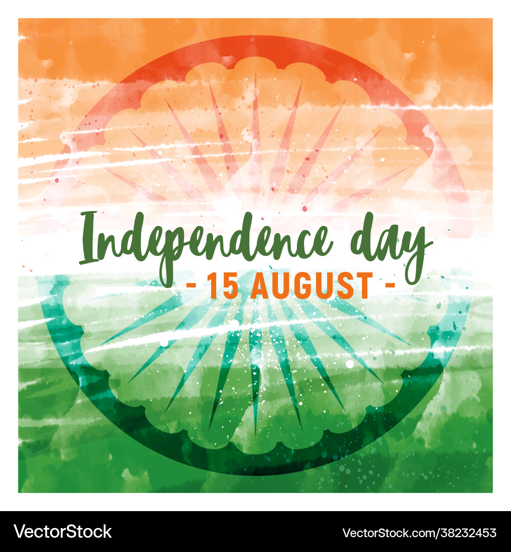 Card template design for indian independence day Card template design for indian independence day vector image