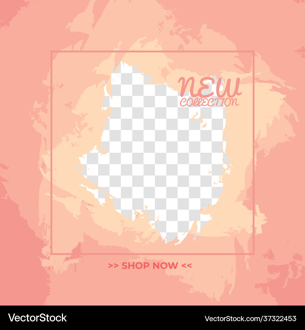 Creative fashion sale promo social media post Creative fashion sale promo social media post vector image