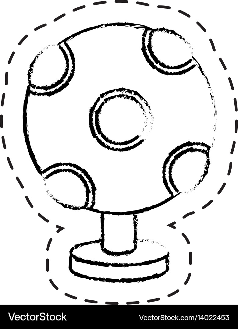 Kinect virtual reality device Vector Image