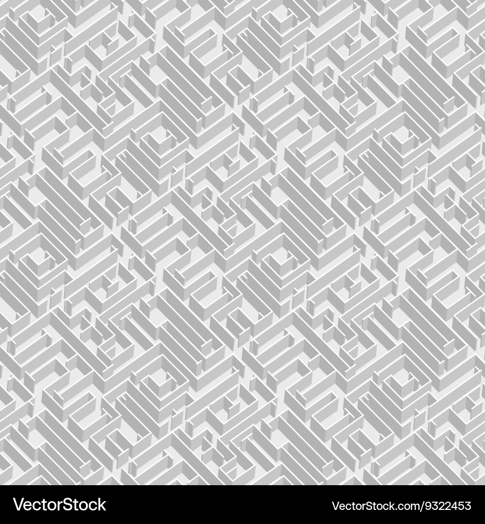 Labyrinth background vector image