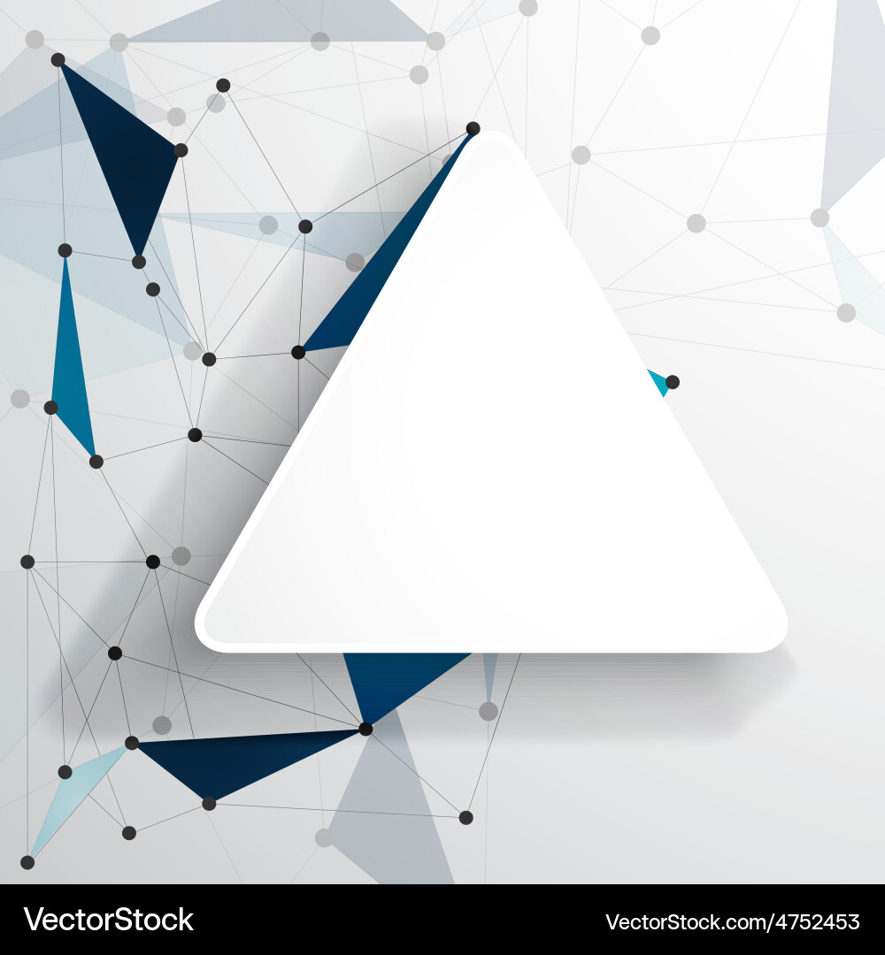 Network background abstract polygon Vector Image
