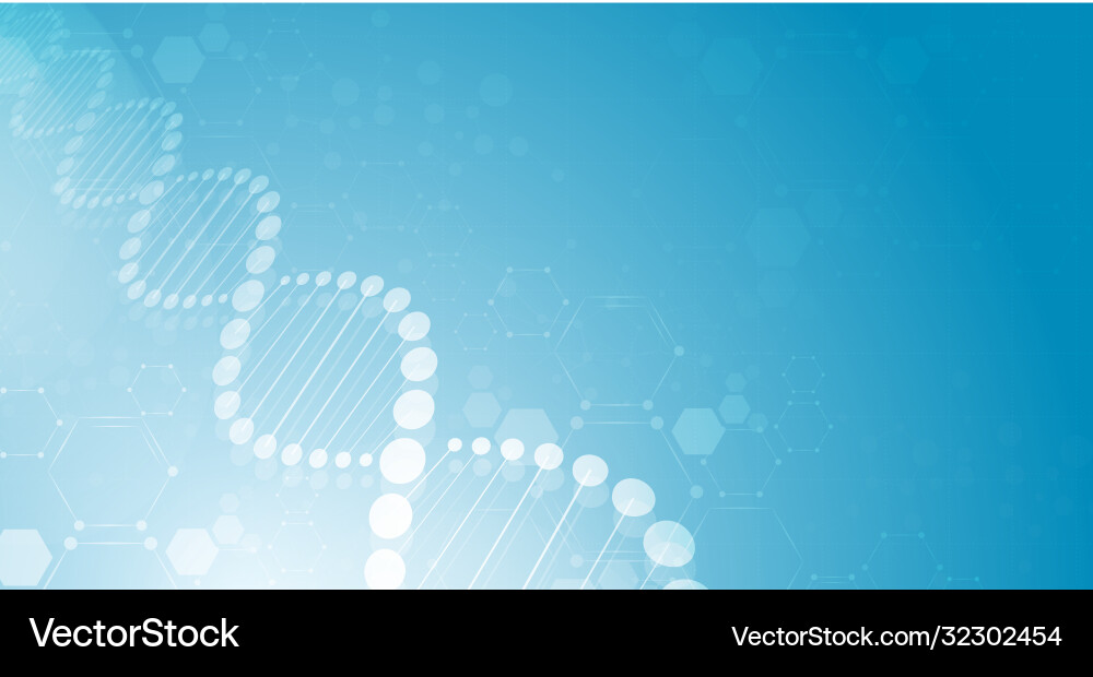 Dna digital sequence code structure with glow Dna digital sequence code structure with glow vector image
