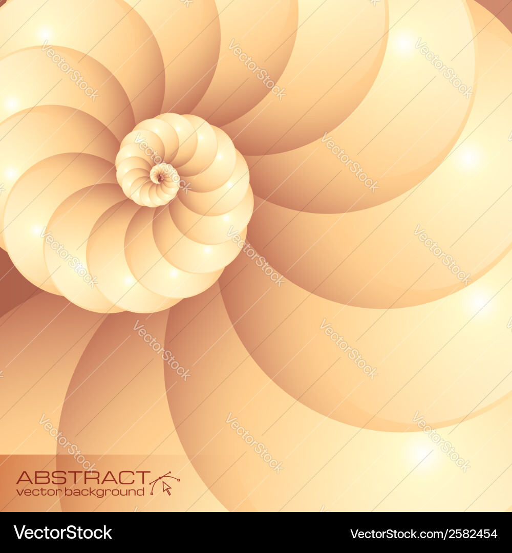 Glossy Seashell Pattern Vector Image