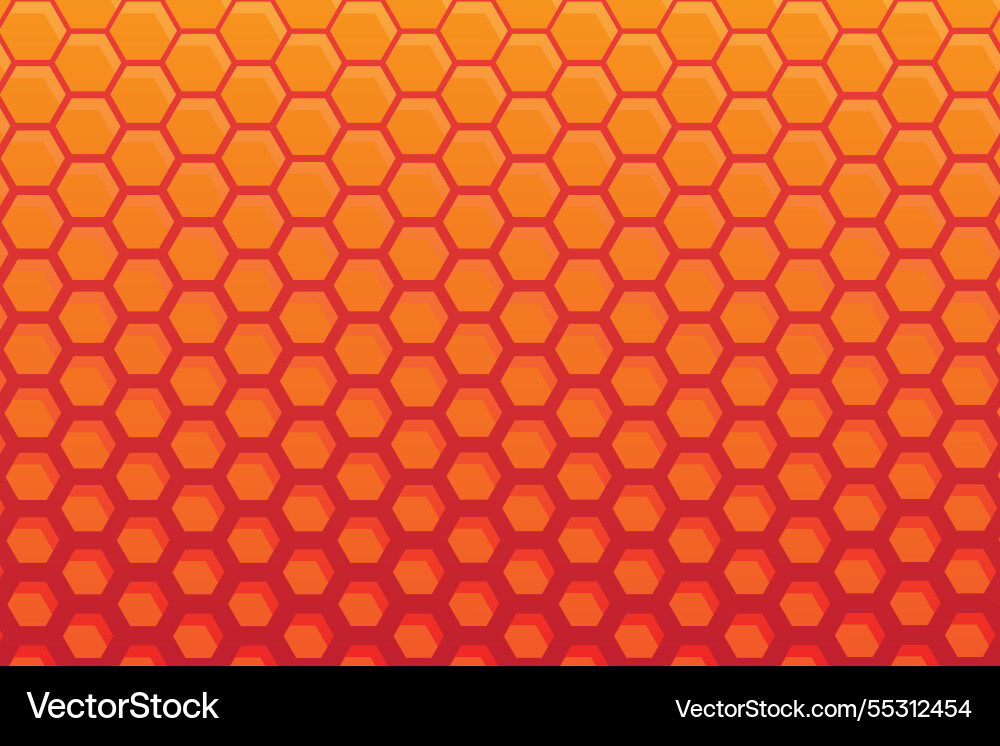 Honey comb hexagon pattern background Honey comb hexagon pattern background vector image