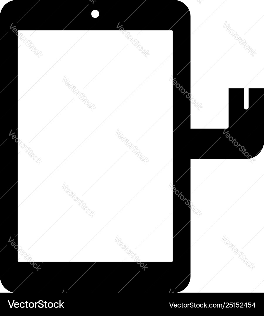 Touch screen replacement part Vector Image