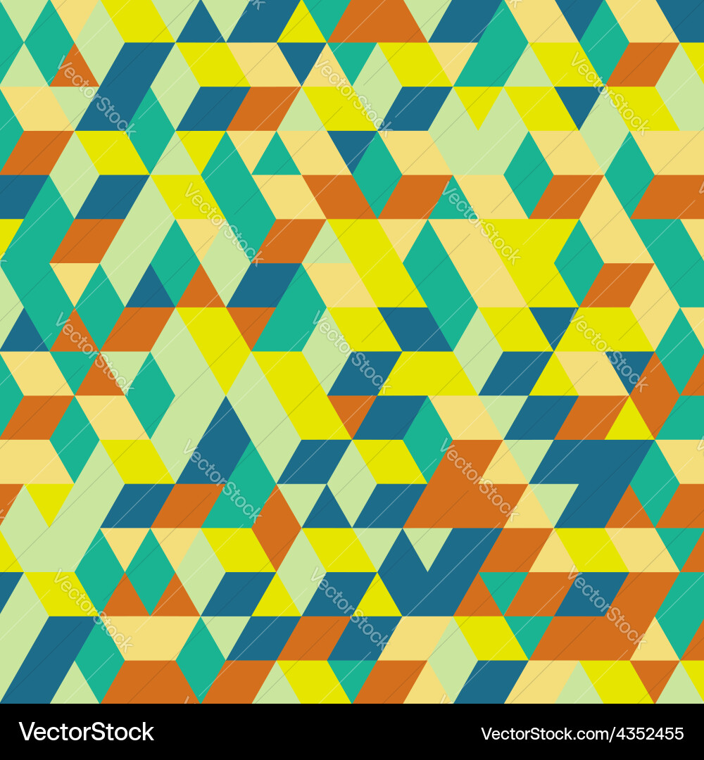 3d blocks structure background vector image