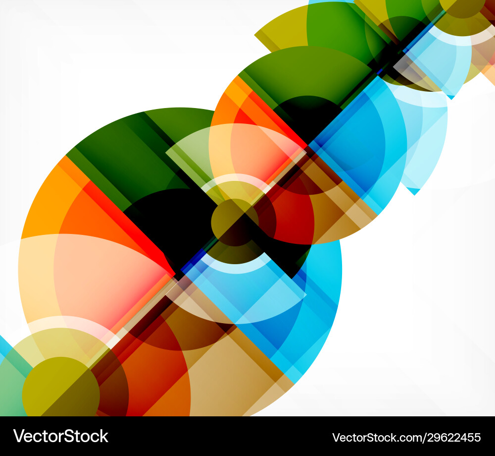 Abstract background circle and triangle design Abstract background circle and triangle design vector image