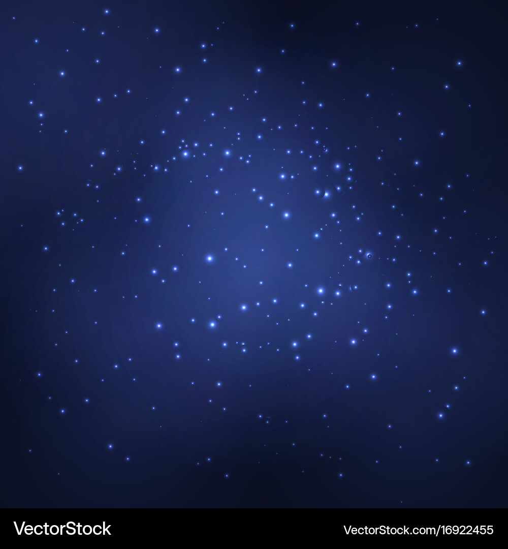 Abstract background with white glowing objects Vector Image