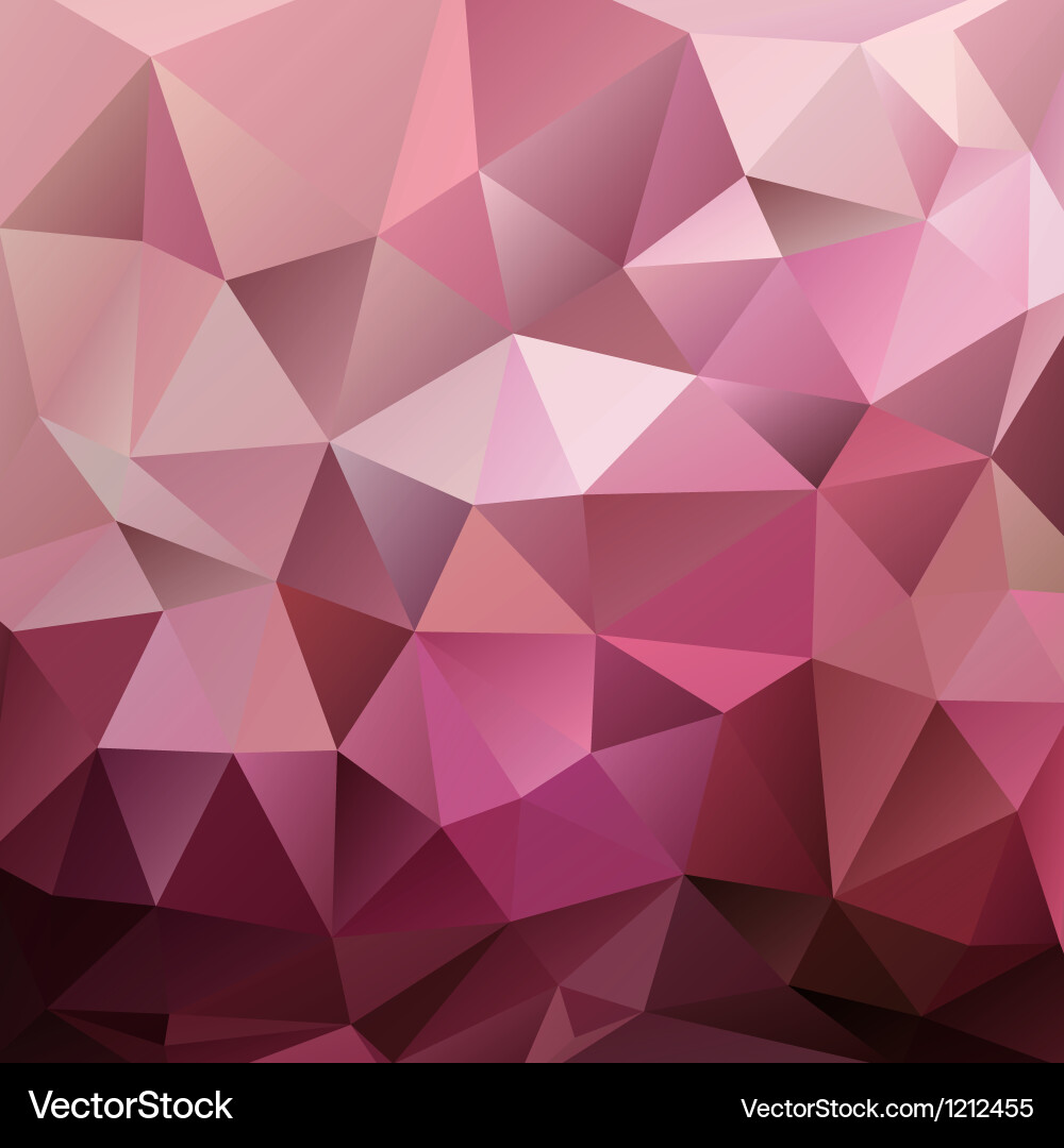 Abstract Red Triangle Pattern Vector Image