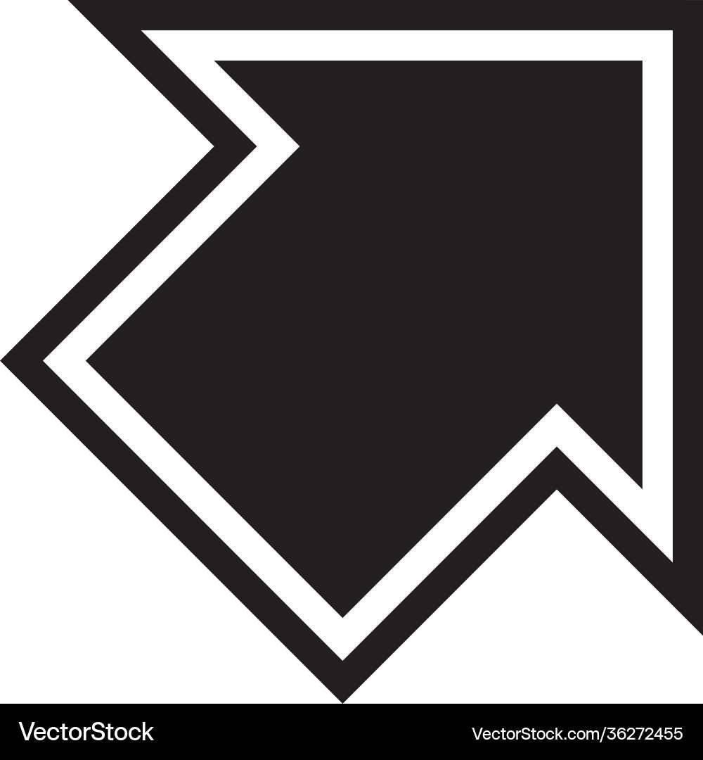 Arrow symbol icon for web and application Arrow symbol icon for web and application vector image