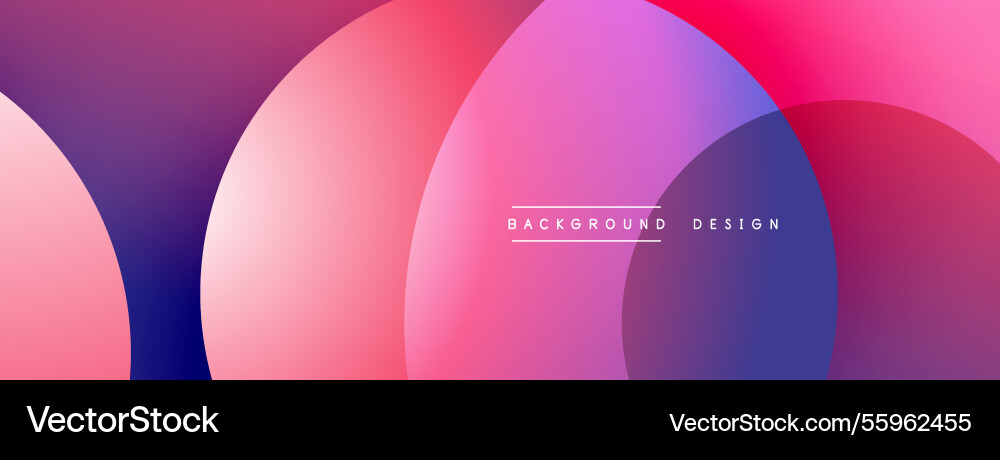 Background design with overlapping circular Background design with overlapping circular Vector Image