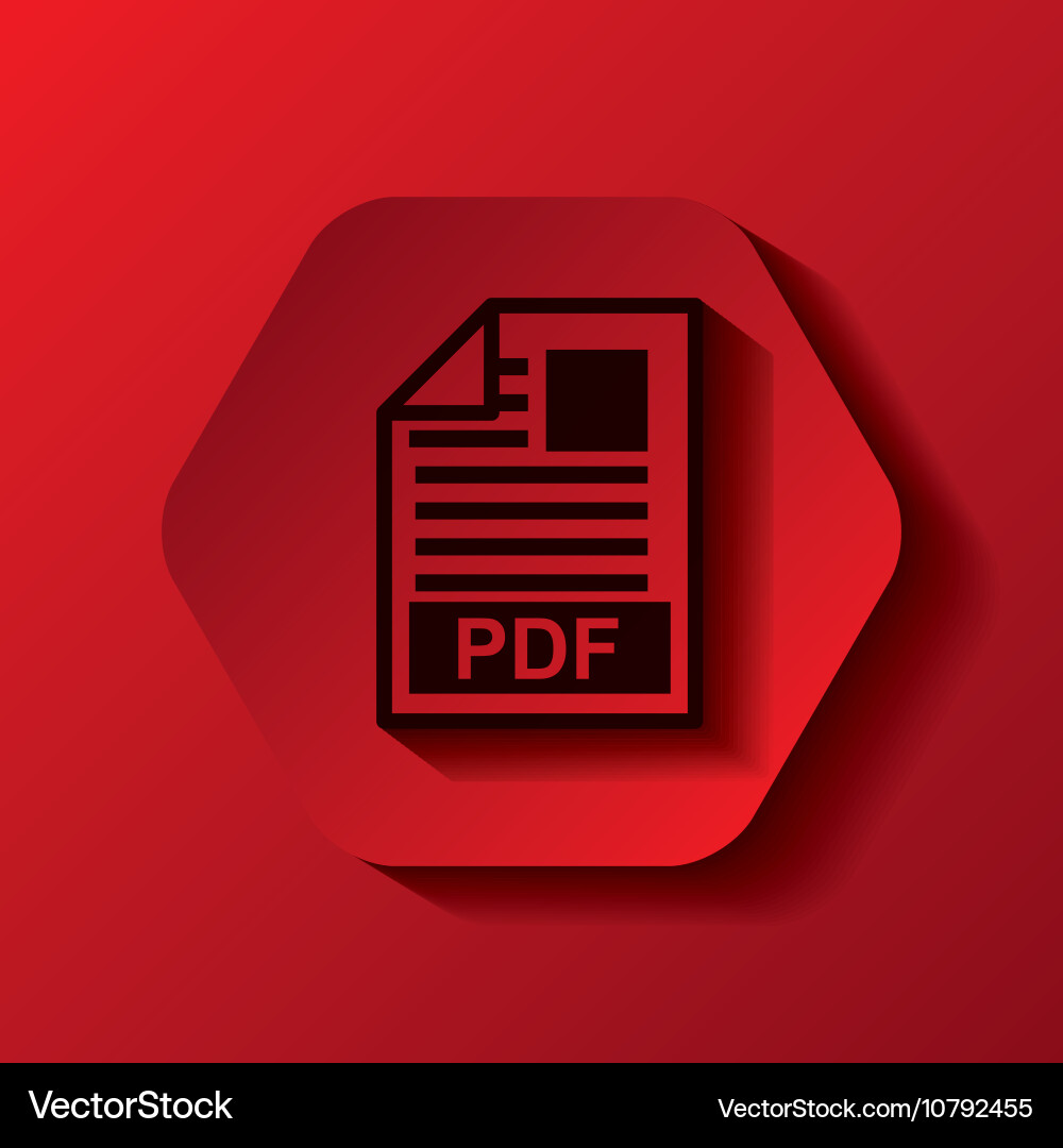 File format button icon vector image