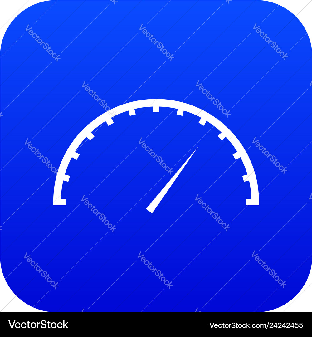 Geschwindigkeitsmesser-Icon digital blau Geschwindigkeitsmesser-Icon digital blau vektorbild