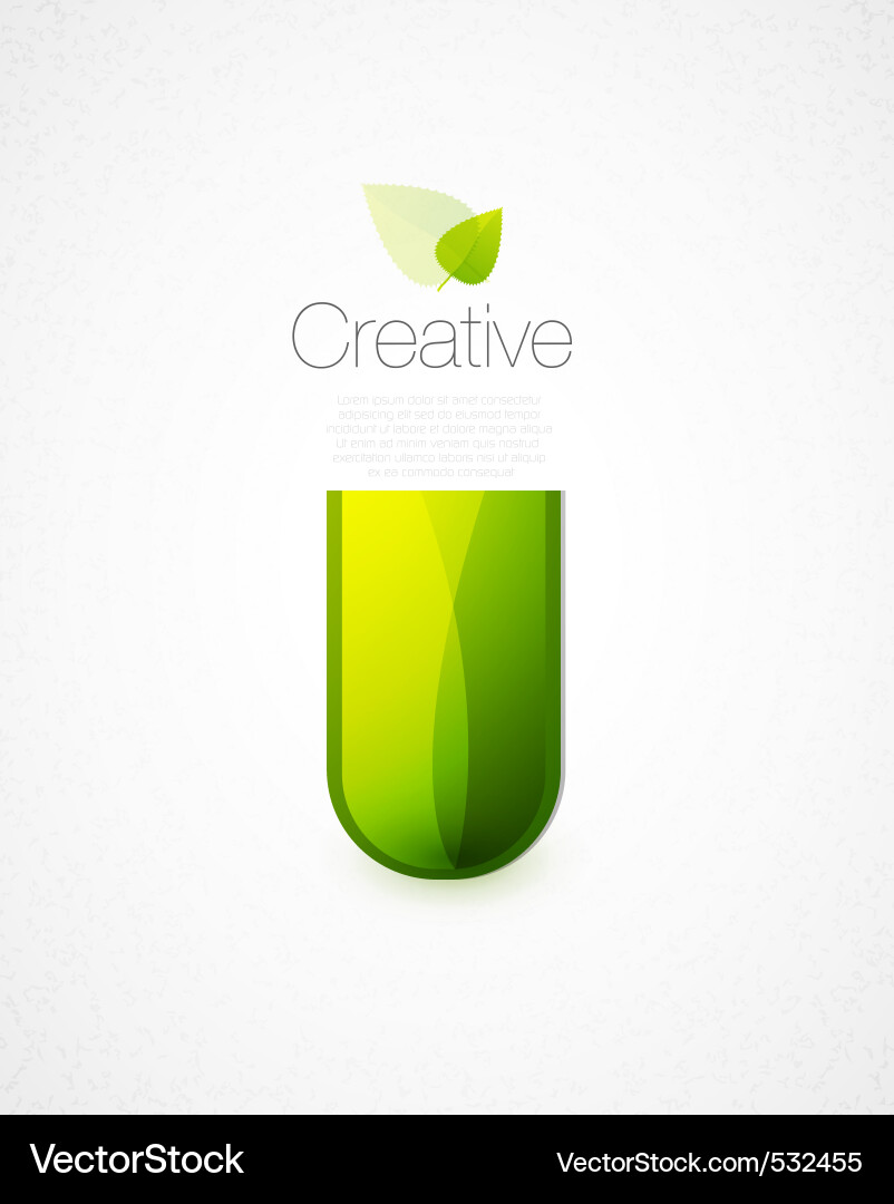Gradient Circle Template Vector Image