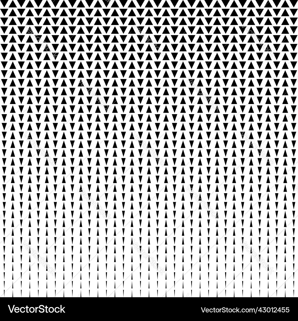 Halftone Triangle Pattern vector image