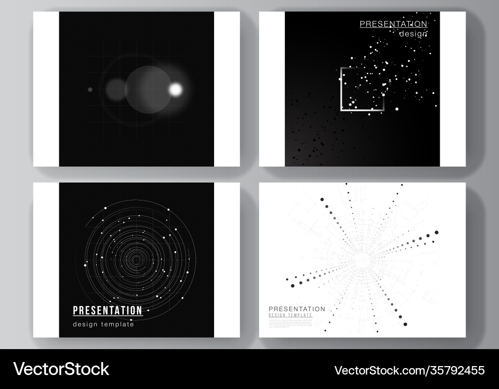 Layout presentation slides design Layout presentation slides design vector image