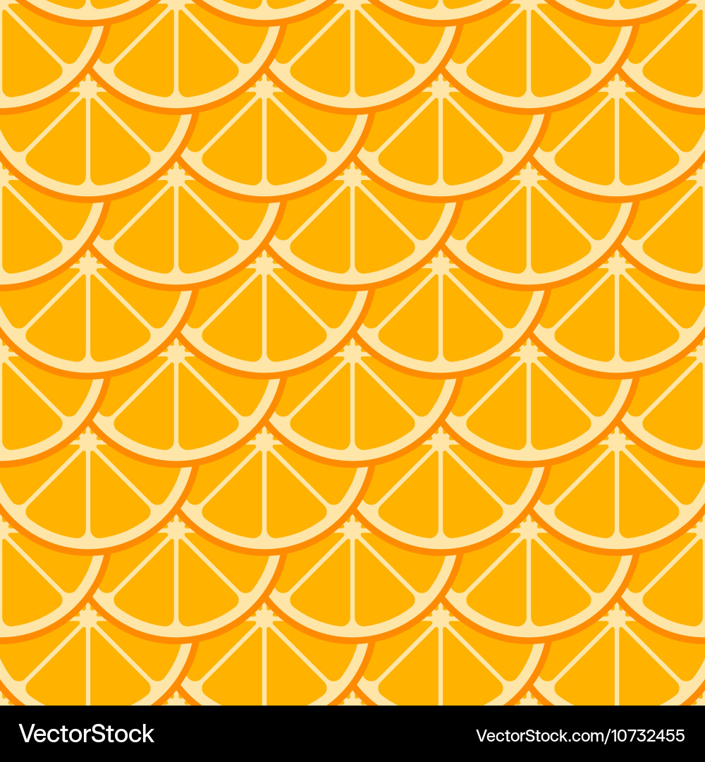 Orange Slice Pattern vector image