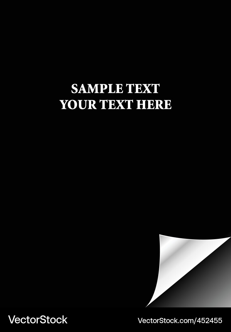 Paper curl Vector Image
