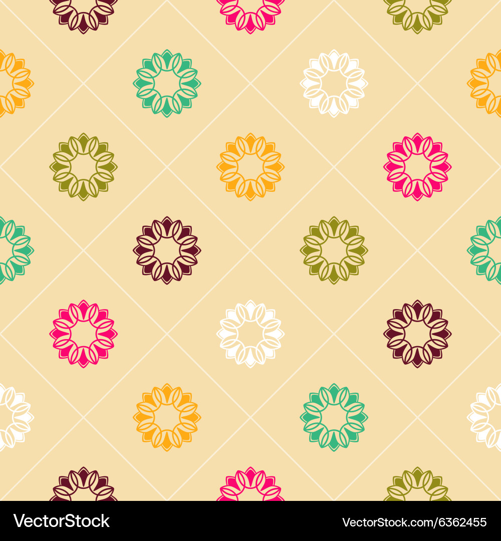 Pattern for color design background vector image
