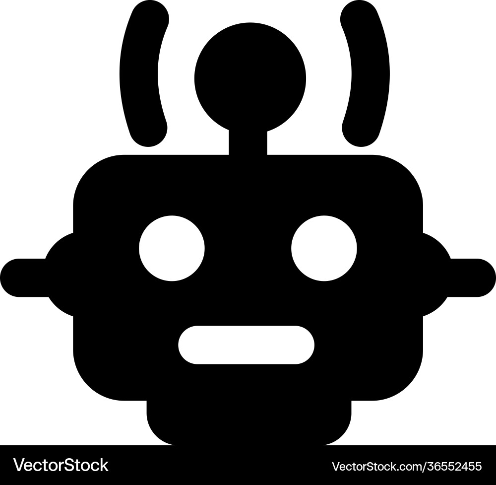 Robot vector image