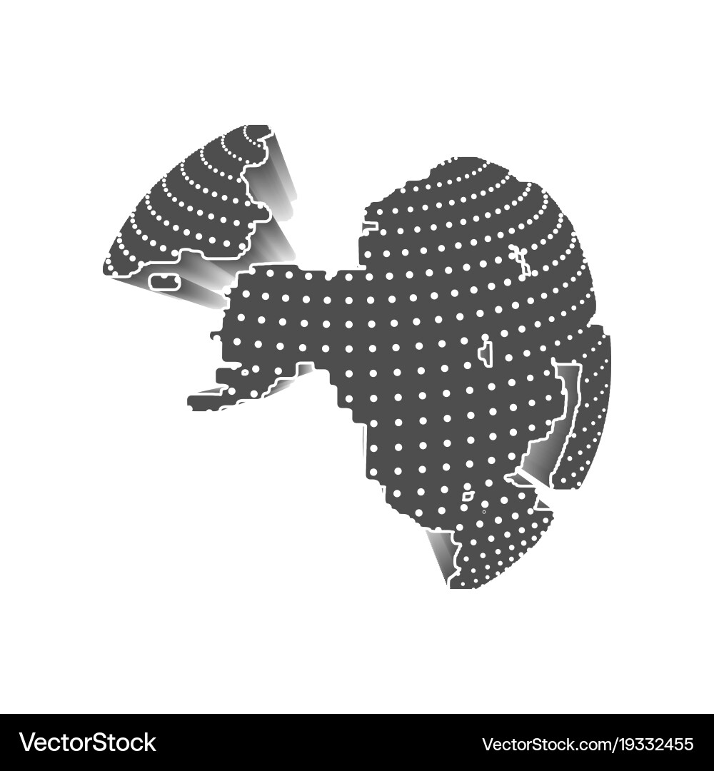 Technology image of globe Vector Image