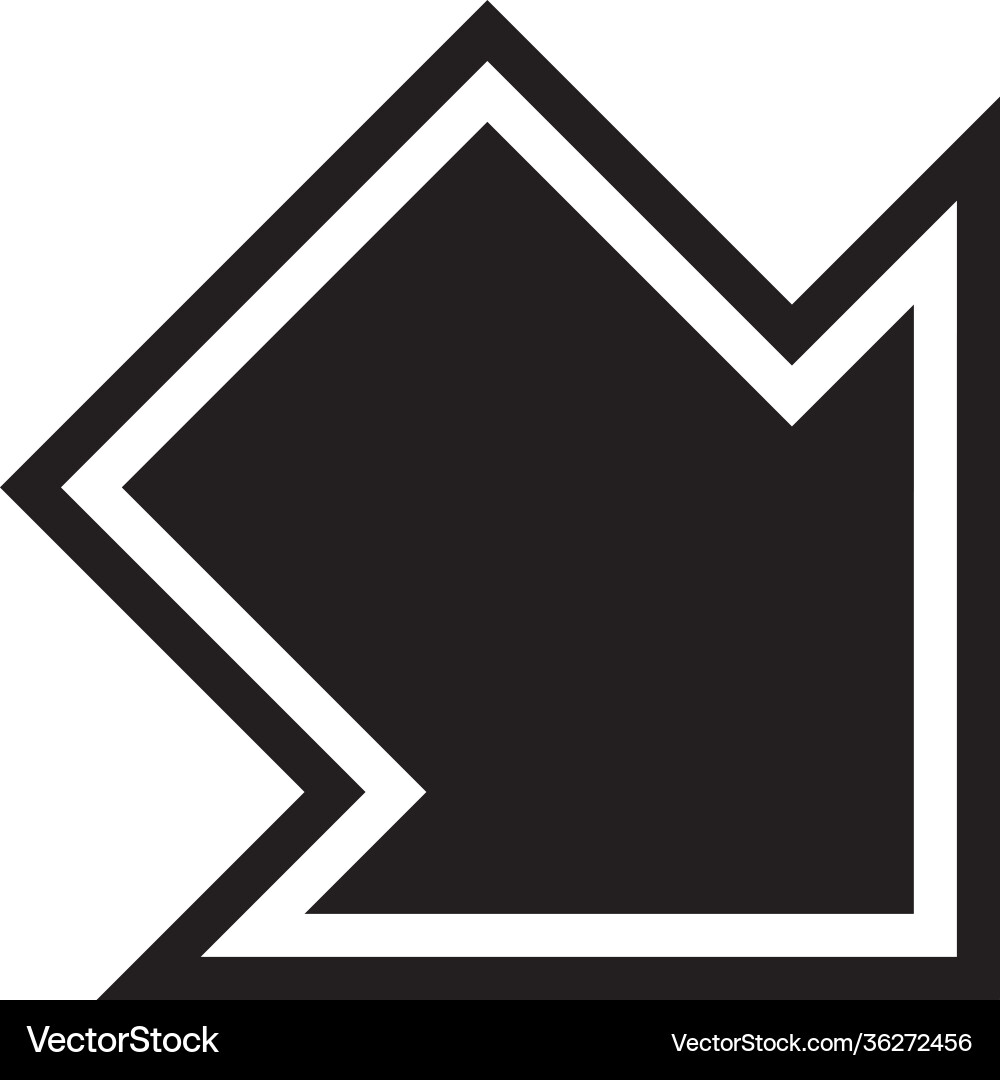 Arrow symbol icon for web and application Arrow symbol icon for web and application vector image