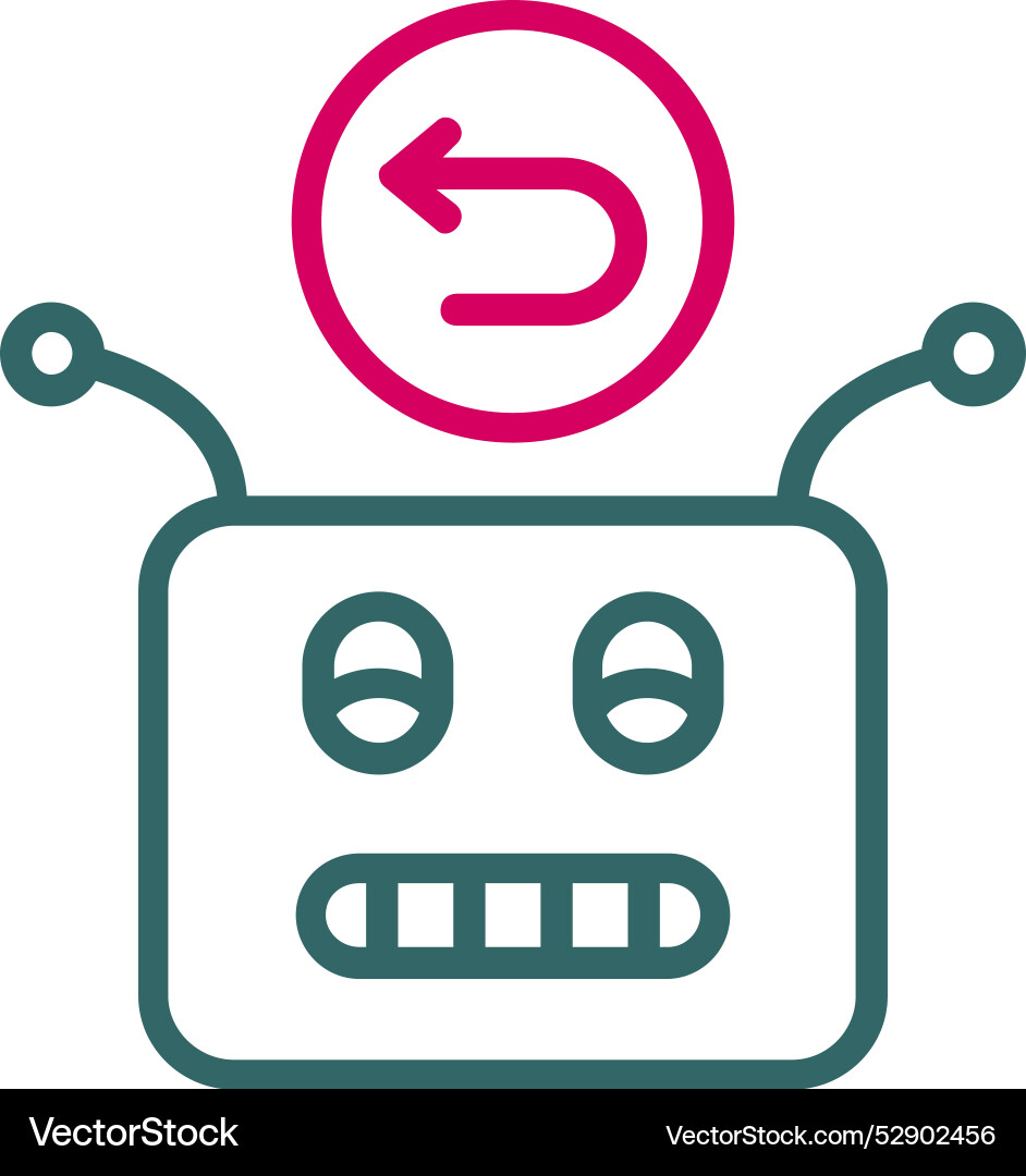 Auto reply icon design Vector Image