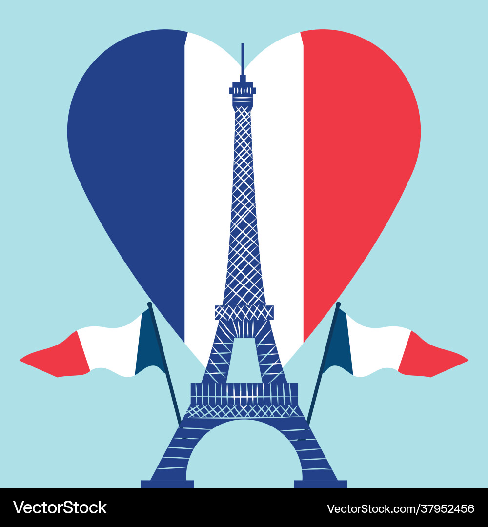 Eiffel tower Vector Image