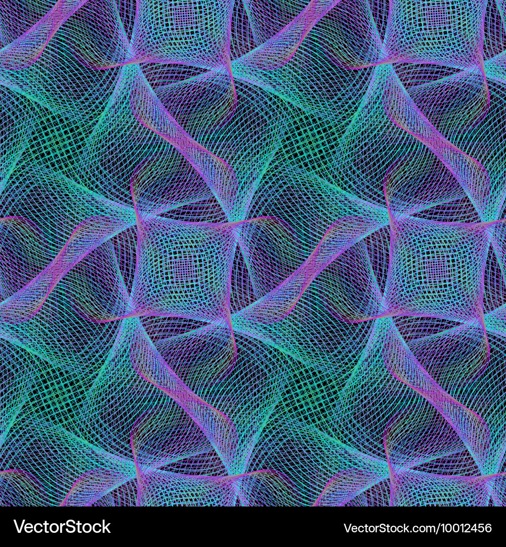 Fractal design pattern background vector image