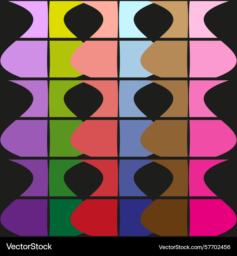 Geometric block pattern colorful square shapes Geometric block pattern colorful square shapes vector image