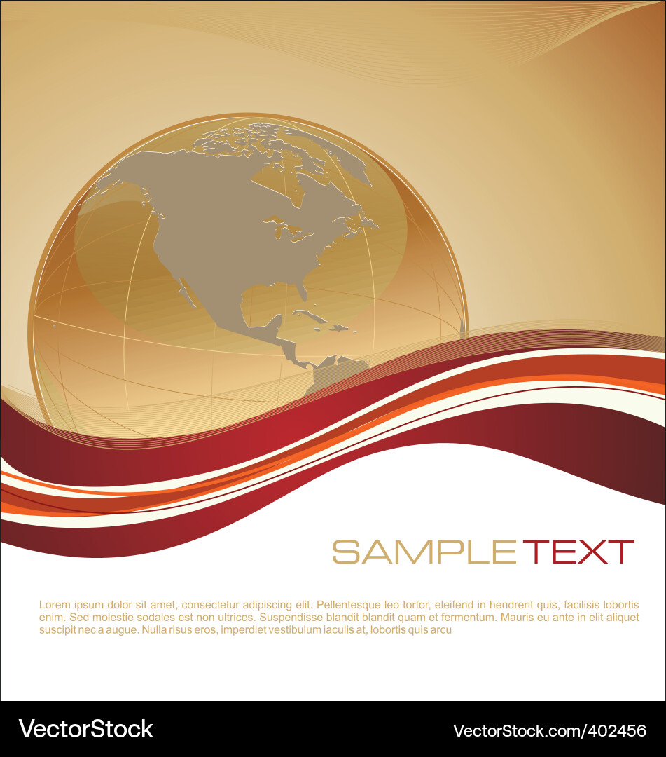 Planet background vector image