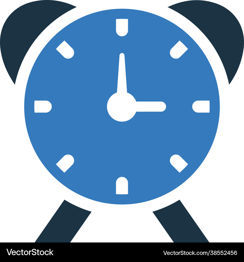 Time clock icon simple editable vector image