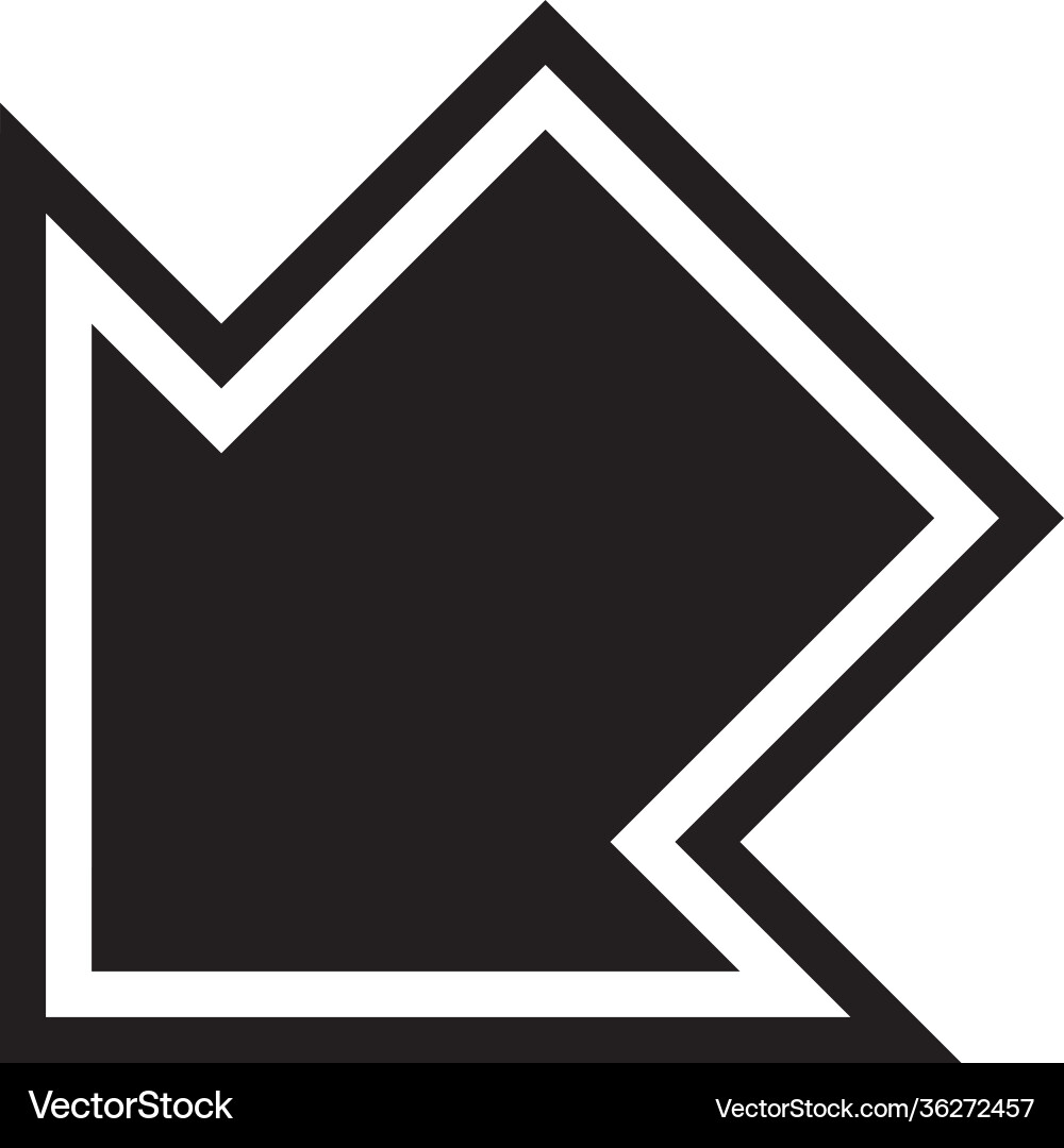 Arrow symbol icon for web and application Arrow symbol icon for web and application vector image