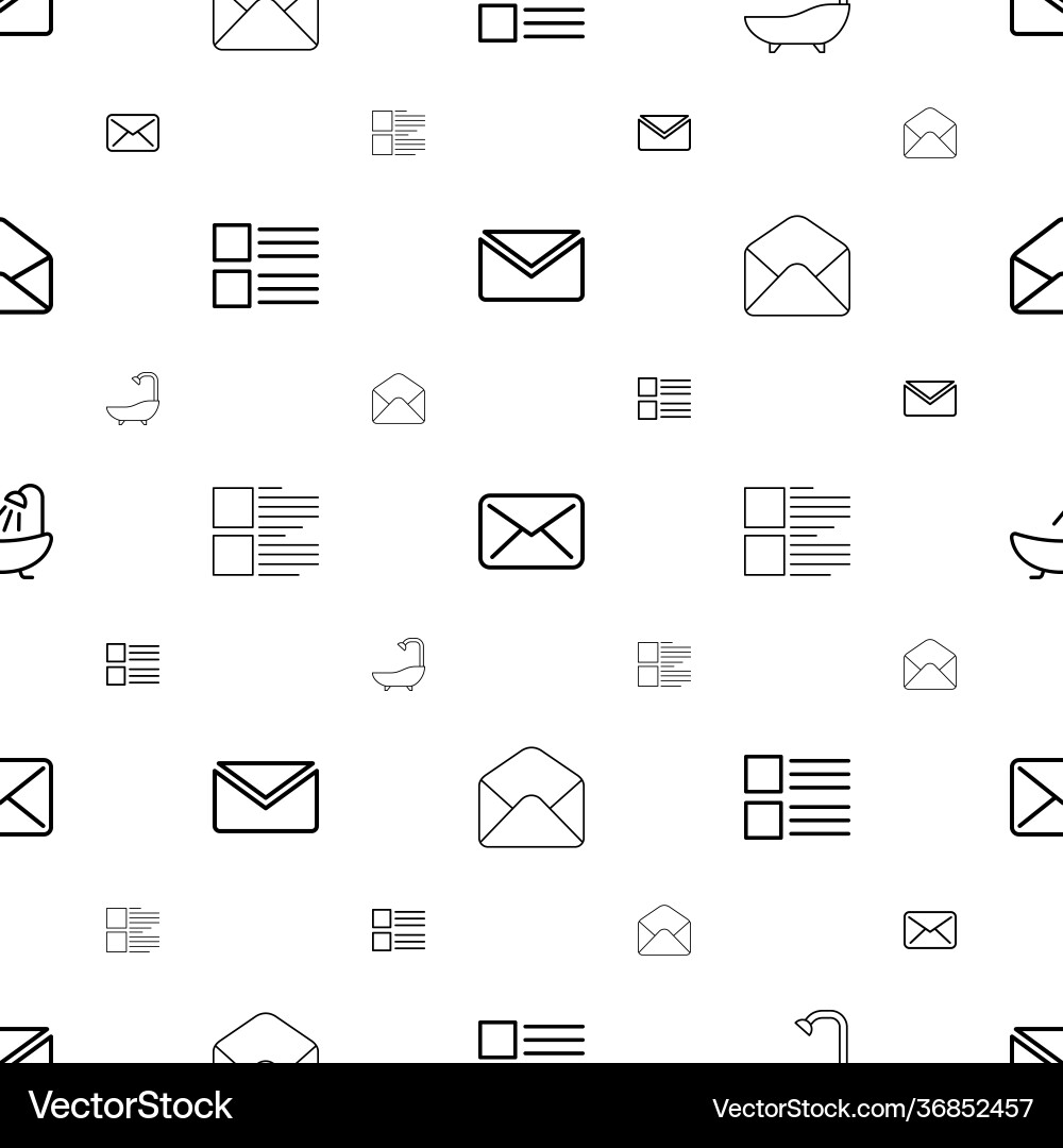 Buttons icons pattern seamless white background Vector Image